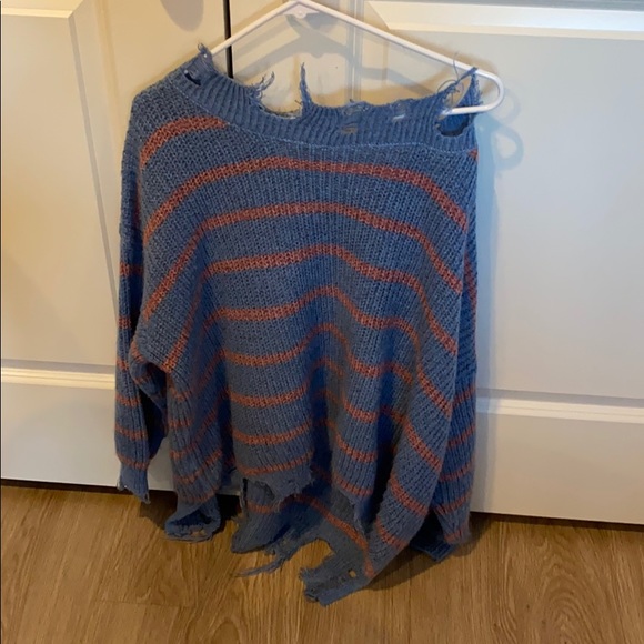 Goodnight Macaroon Sweaters - Distressed sweater